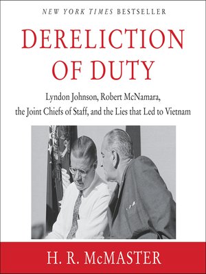 Dereliction of Duty - Audiobook